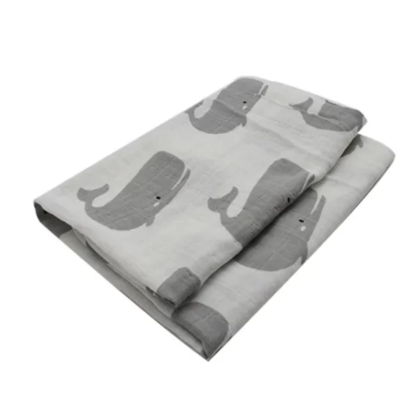 Cueiro Estampado Baleias