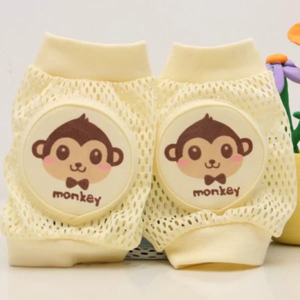 Par de Joelheira Estampado Macaquinho