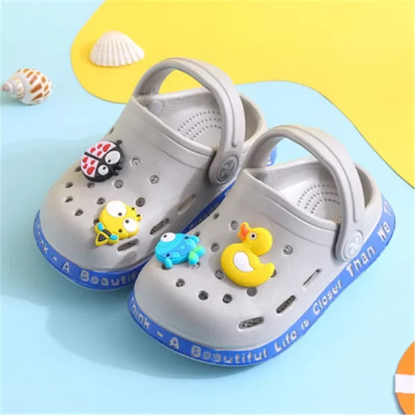 Sandália Crocs  Patinho Cinza
