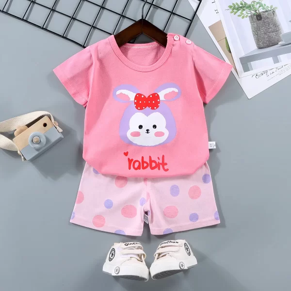 Conjunto T-Shirts e Shorts Rosa Coelho - Image 2