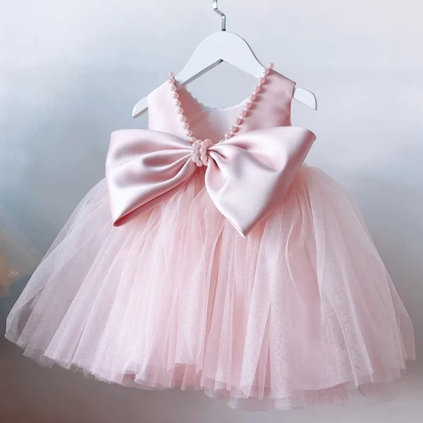 Vestido Luxo Laço com Tutu Fofo