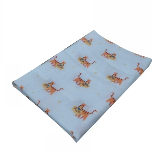 Cueiro Branco Estampado Tigre
