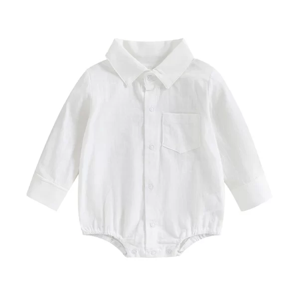 Body Romper Baby Boy Manga Longa Social - Image 2