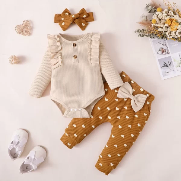 Conjunto 3 Peças Longo Caramelo Love