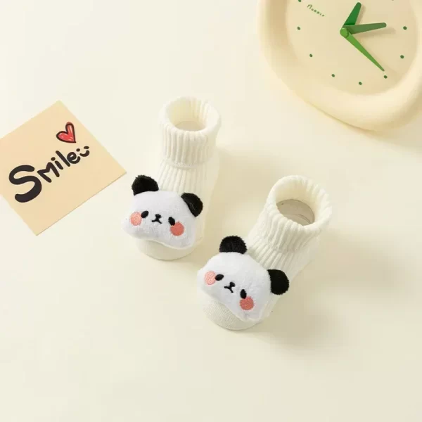 Par de Meias Branco Panda