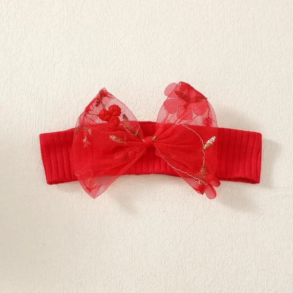 Vestido Vermelho Luxo com Tule e Bordado - Image 7