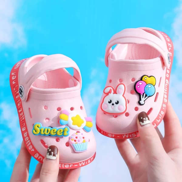 Sandália Crocs Rosa Coelhinho